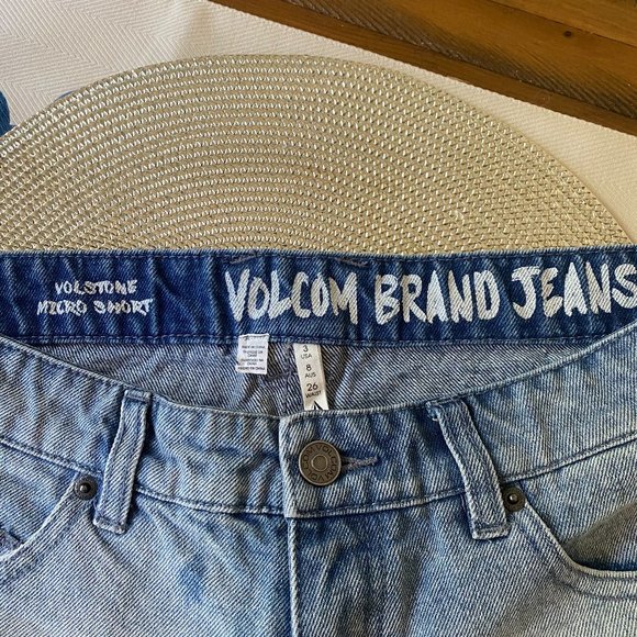Volcom Denim Shorts Size 3 - Picture 2 of 5